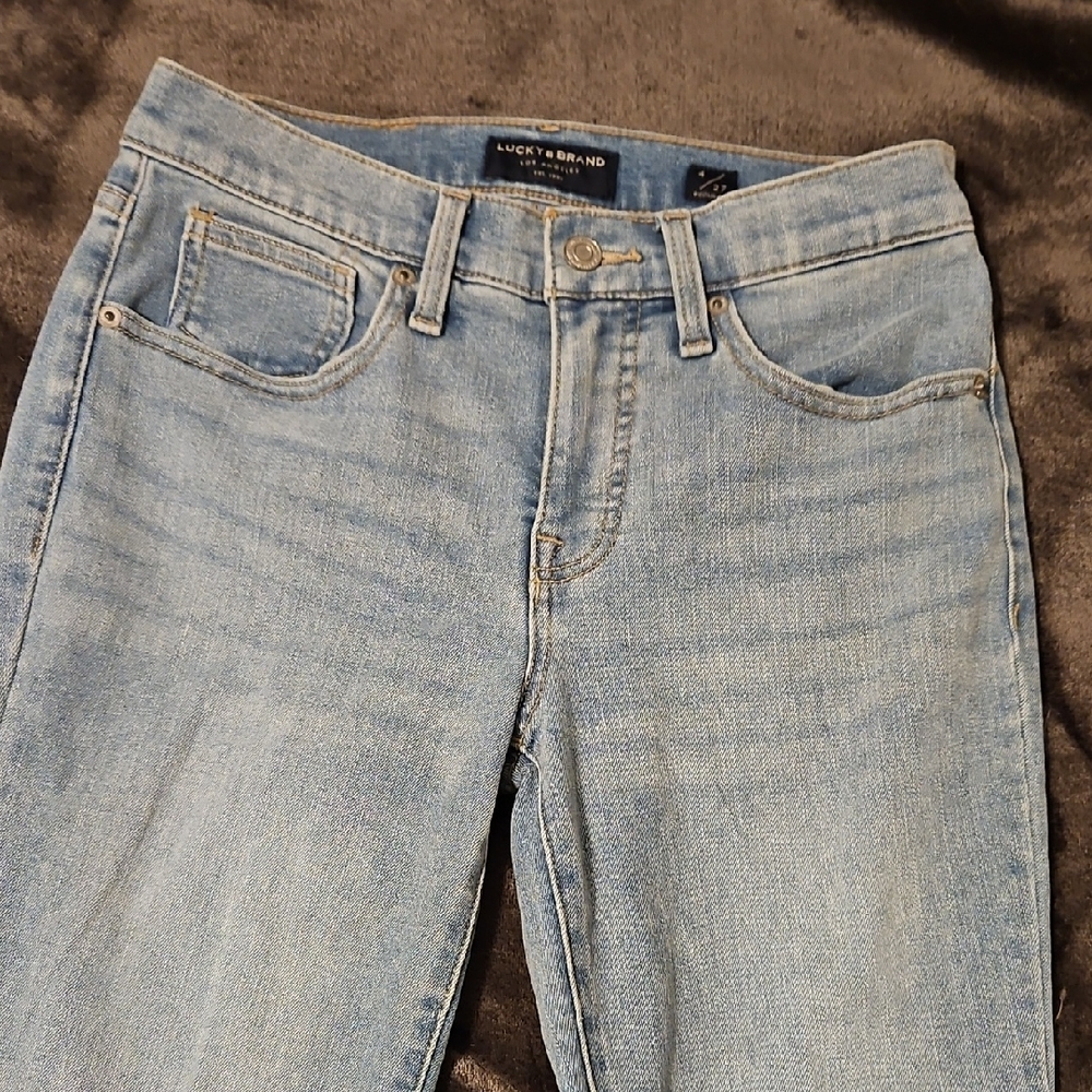 Lucky Brand Blue Straight Leg Jeans Classic Style